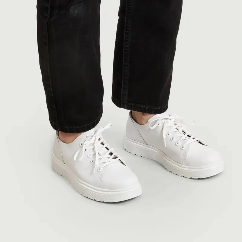 Dr Martens Dante Shoes M5/ W6 White Leather Comfort Derby‎ Low Chunky Sneaker Dr Martens Dante Shoes M5/ W6 White Leather Comfort Derby  main image 2